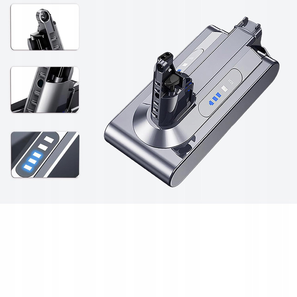 BATTERY REPLACEMENT FOR DYSON V10 SV12 BATTERY 25,2V 6000MAH LITHIUM-ION Model 4059635542443