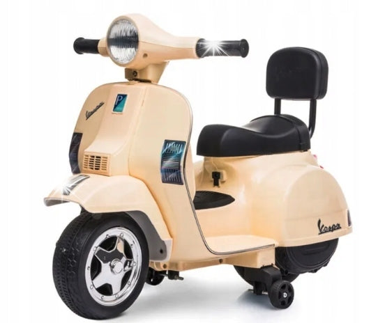 BATTERY SCOOTER VESPA GTS 300 MINI FOR KIDS BEIGE