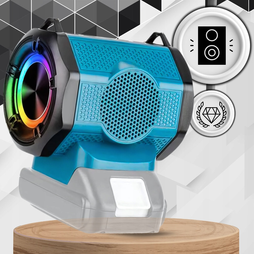 BATTERY SPEAKER MOCK BLUETOOTH BATTERY 18V FOR BUILDING STRONG Batteries included no