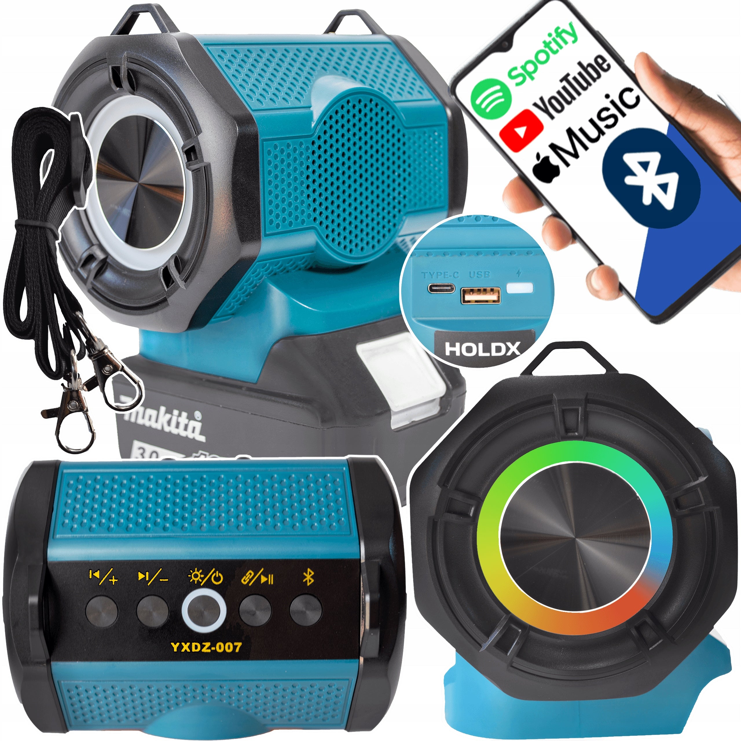 BATTERY SPEAKER MOCK BLUETOOTH BATTERY 18V FOR BUILDING STRONG