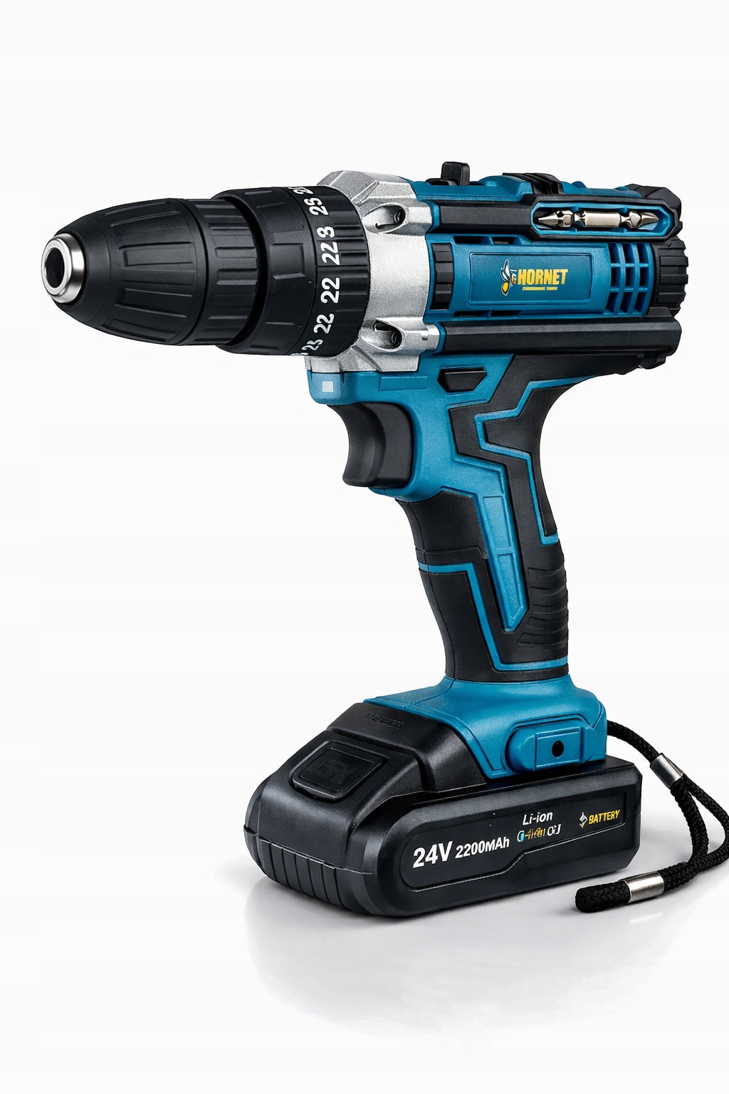 BATTERY Screwdriver Drill 24V SET 2 X BATTERY 2Ah SUITCASE Power supply rechargeable battery