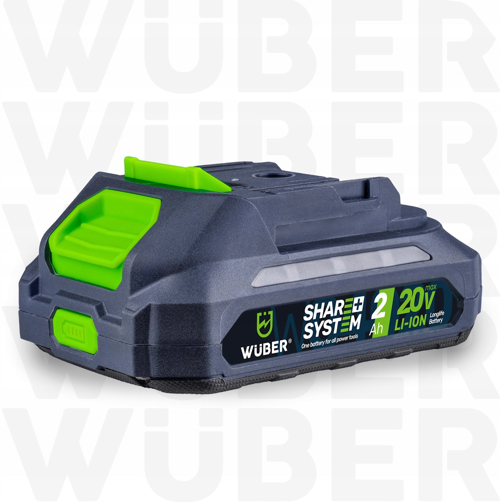 BATTERY WUBER SHARE+ LITHIUM ION SYSTEM 20 V 2.0 AH WUBER Battery type Li-Ion