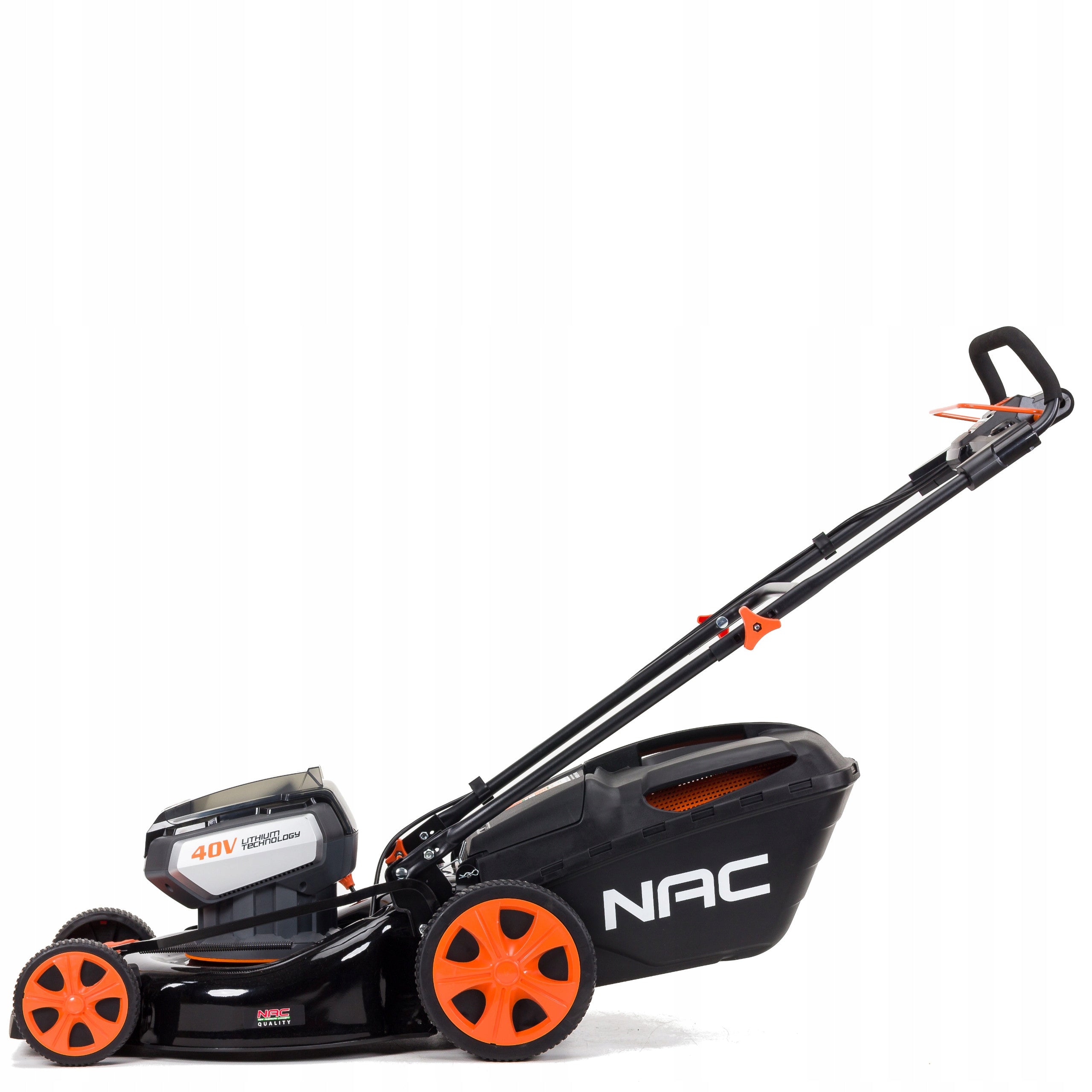BATTERY mower NAC 46 cm 40V INDUCTION MOTOR Steel 4in1 +AKU 6Ah Series LB40