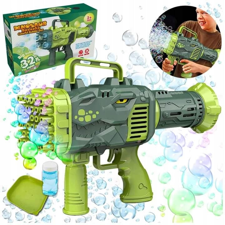 BAZOOKA SOAP BUBBLE GUN GENERATOR FOR KIDS + LIQUID FREEBIE Manufacturer code : MASTIF-00205