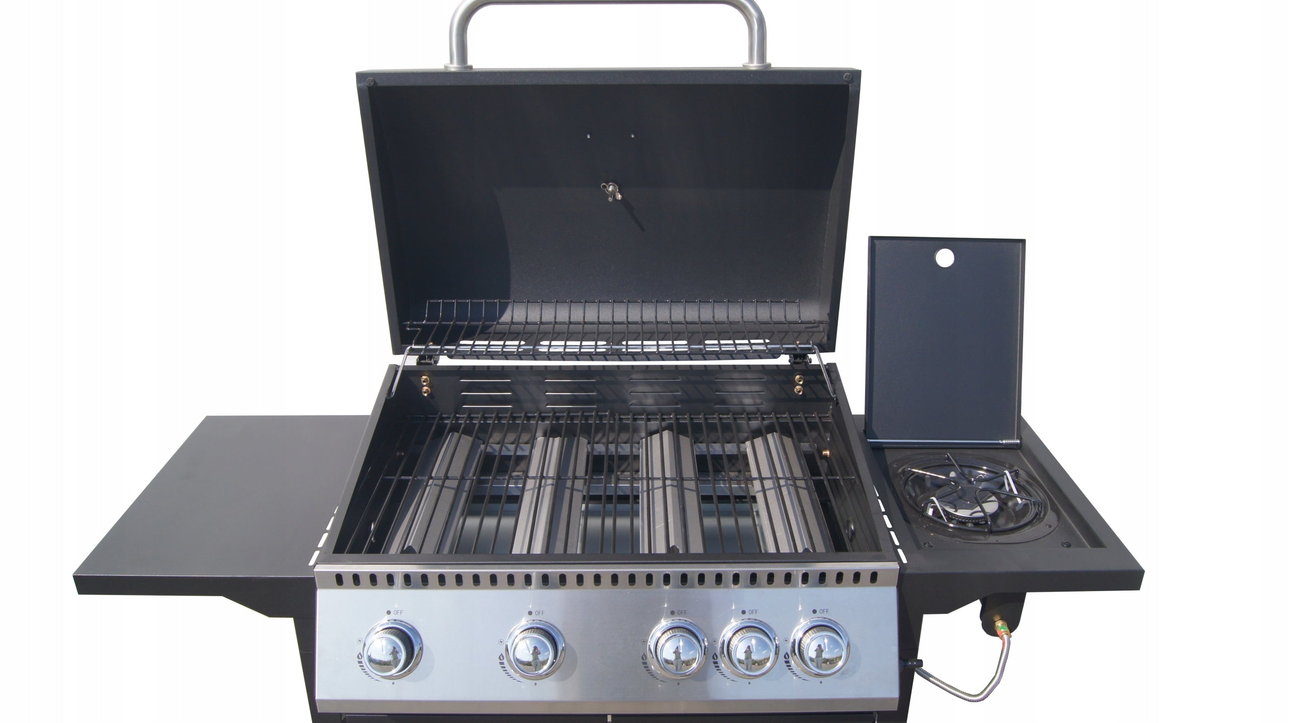 BBQ GARDEN GRILL - burners 4+1 power 14,5 kW - reducer + hose set Manufacturer code 5904947076713