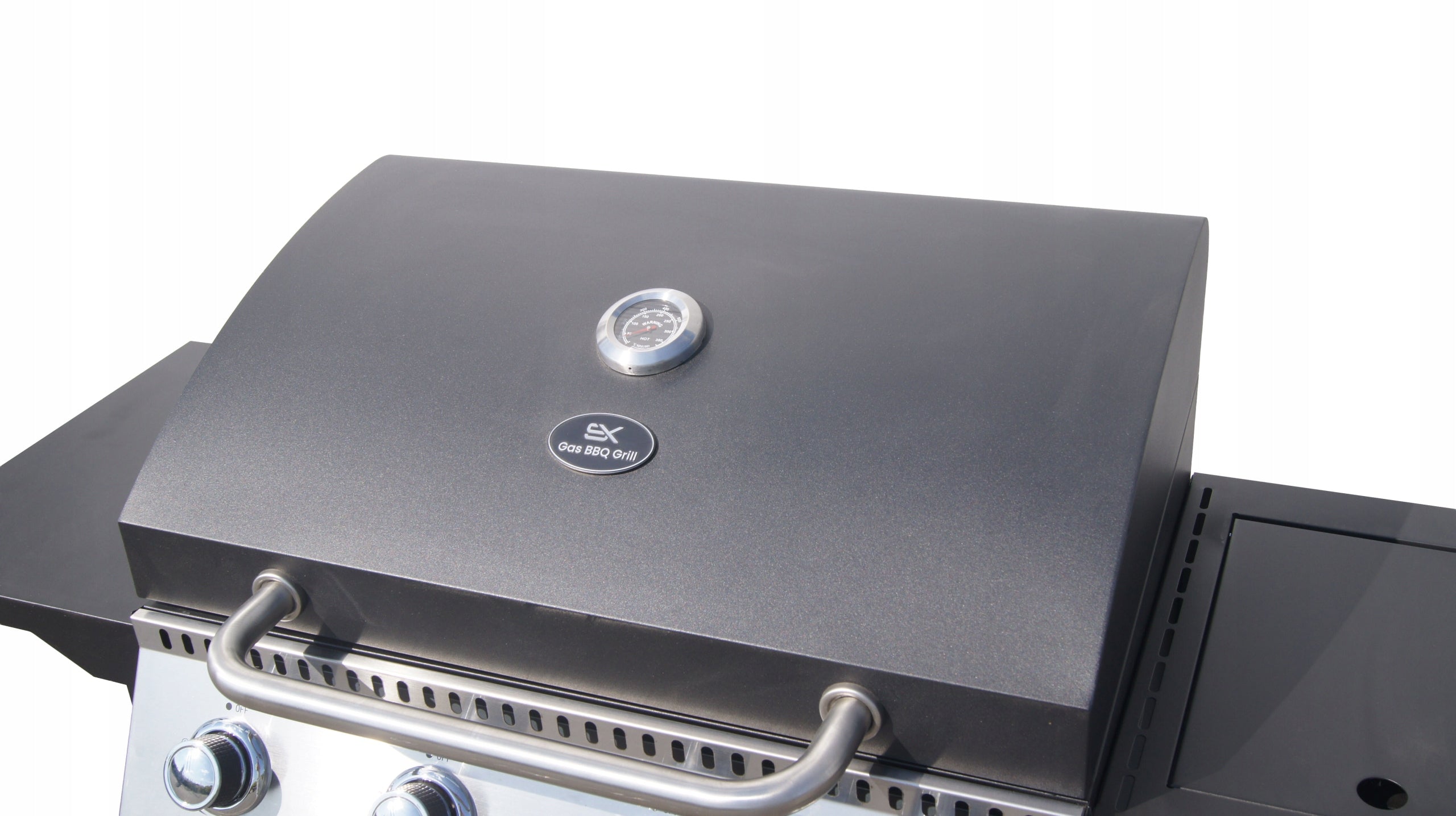 BBQ GARDEN GRILL - burners 4+1 power 14,5 kW - reducer + hose set Packaging status original