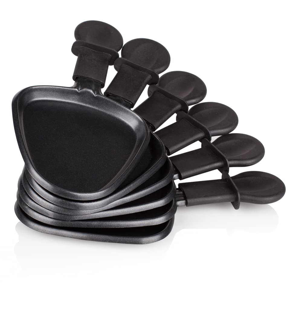 BBQ SET RACLETTE FOR 6 PEOPLE COATING 800W BLACK Power rating 800 W