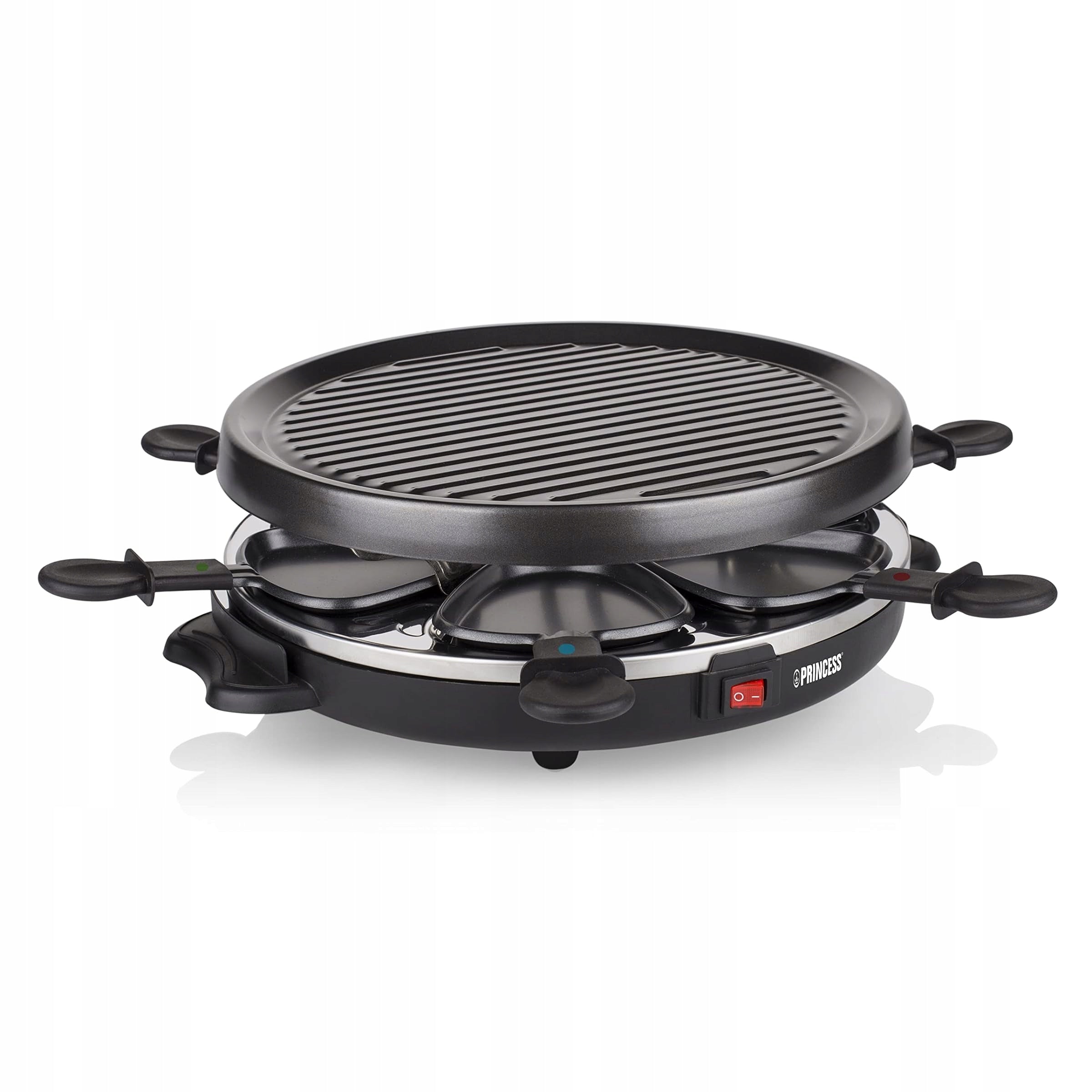 BBQ SET RACLETTE FOR 6 PEOPLE COATING 800W BLACK