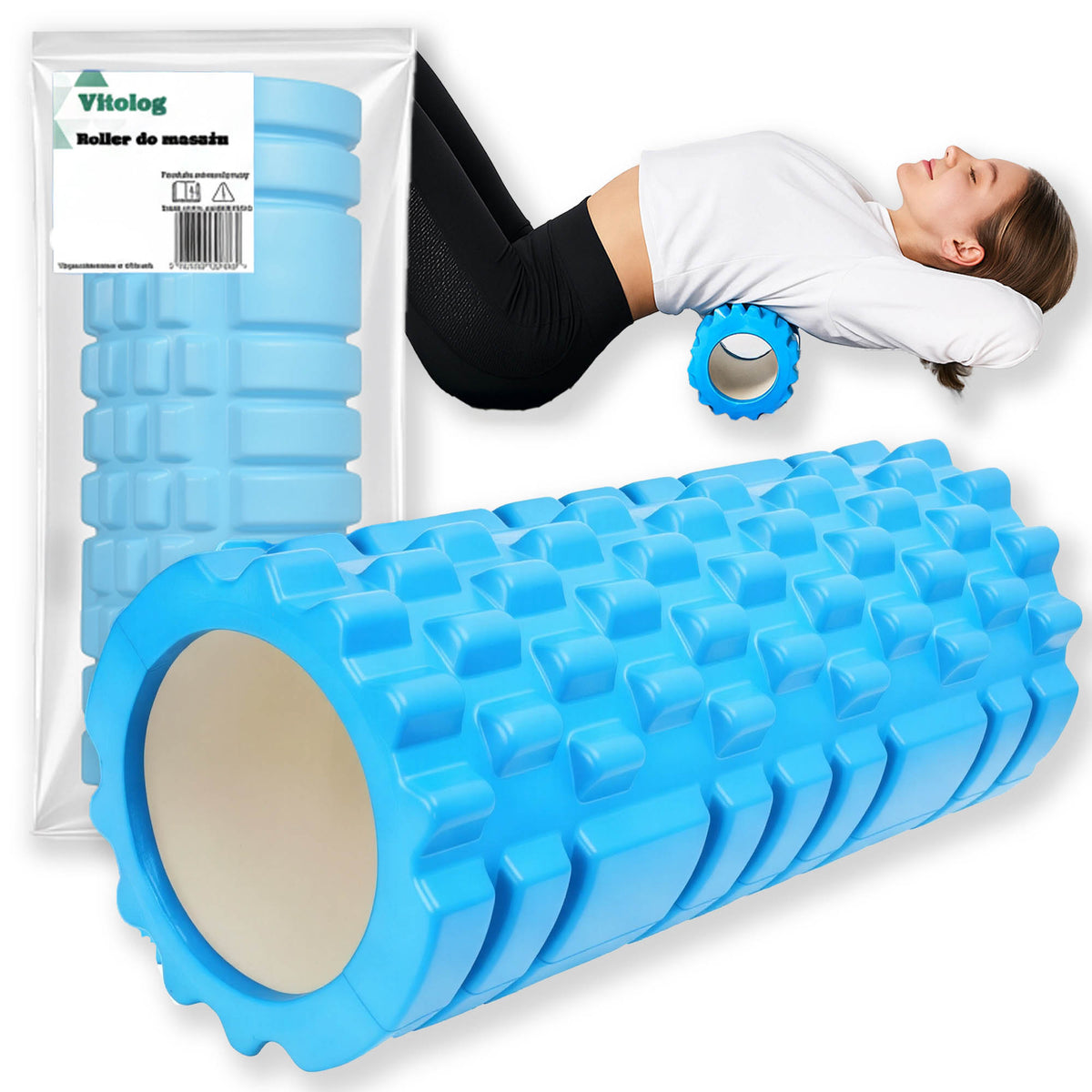 BC Back Massager Neck Roller for Body Massage Rolling Mia