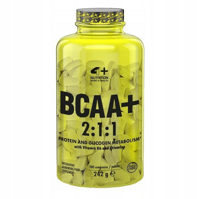 BCAA 2:1:1 4+ NUTRITION 200 Capsules Regeneration Strength 242g