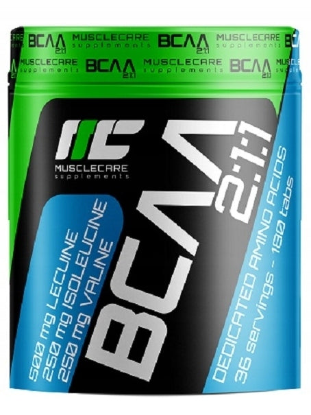 BCAA AMINO ACIDS tablets REGENERATION Muscle Care Bcaa 2:1:1 180 tabs Expiration date at least six months from the date of purchase