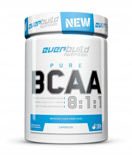 BCAA Everbuild Nutrition capsules 8:1:1 800 mg 400 pcs.