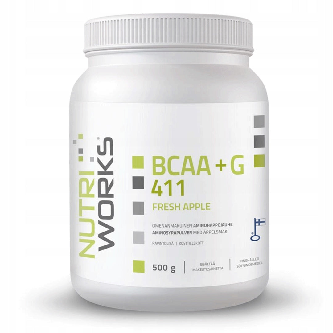 BCAA + Glutamin 4:1:1 500g - ovocná směs