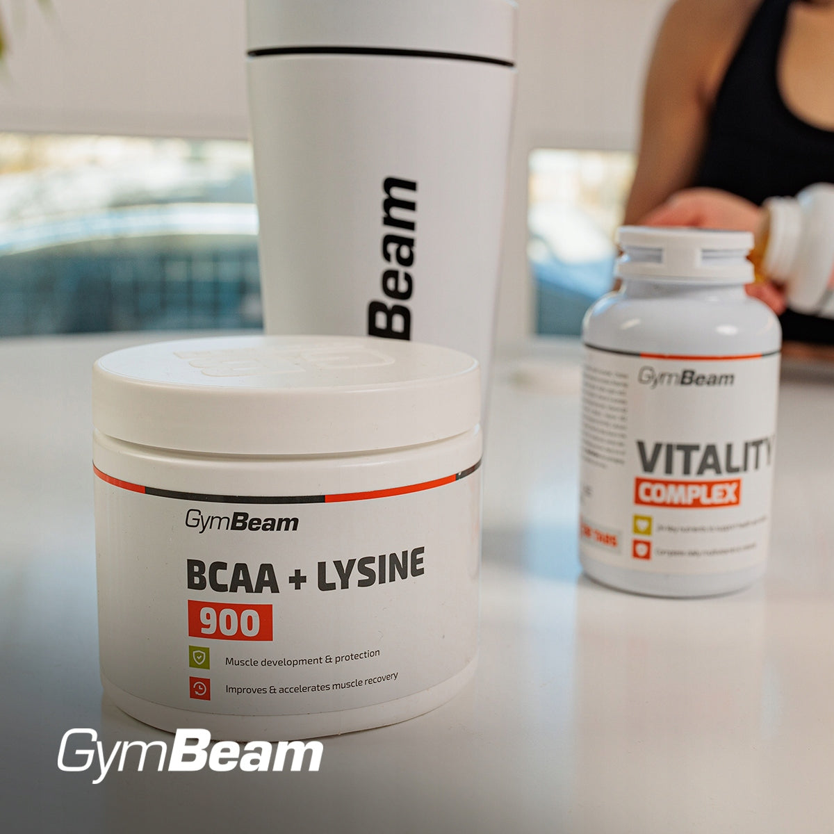 BCAA + LYSINE STRONG AMINO ACIDS BCAA MUSCLE MASS - GymBeam 300 tab Brand GymBeam
