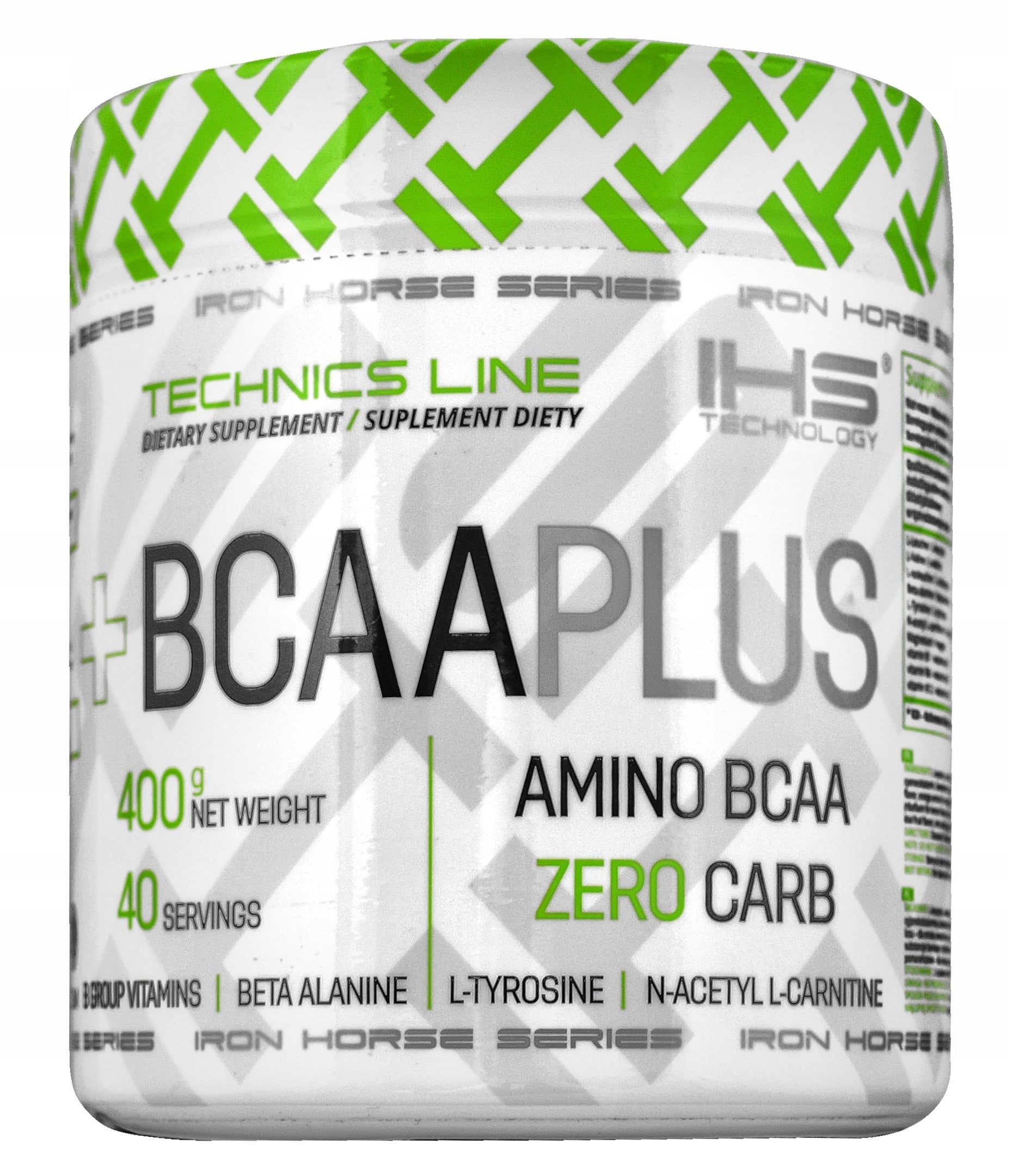 BCAA Plus 400 g Amino acids + Beta alanine IHS Iron Horse orange flavour