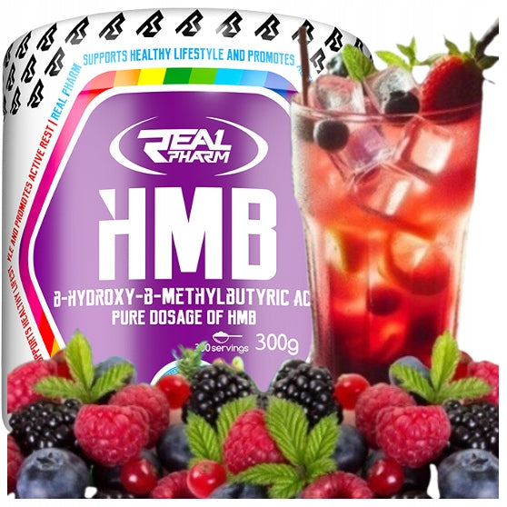 BCAA and EAA regeneration Real Pharm HMB 300g Forest Fruit