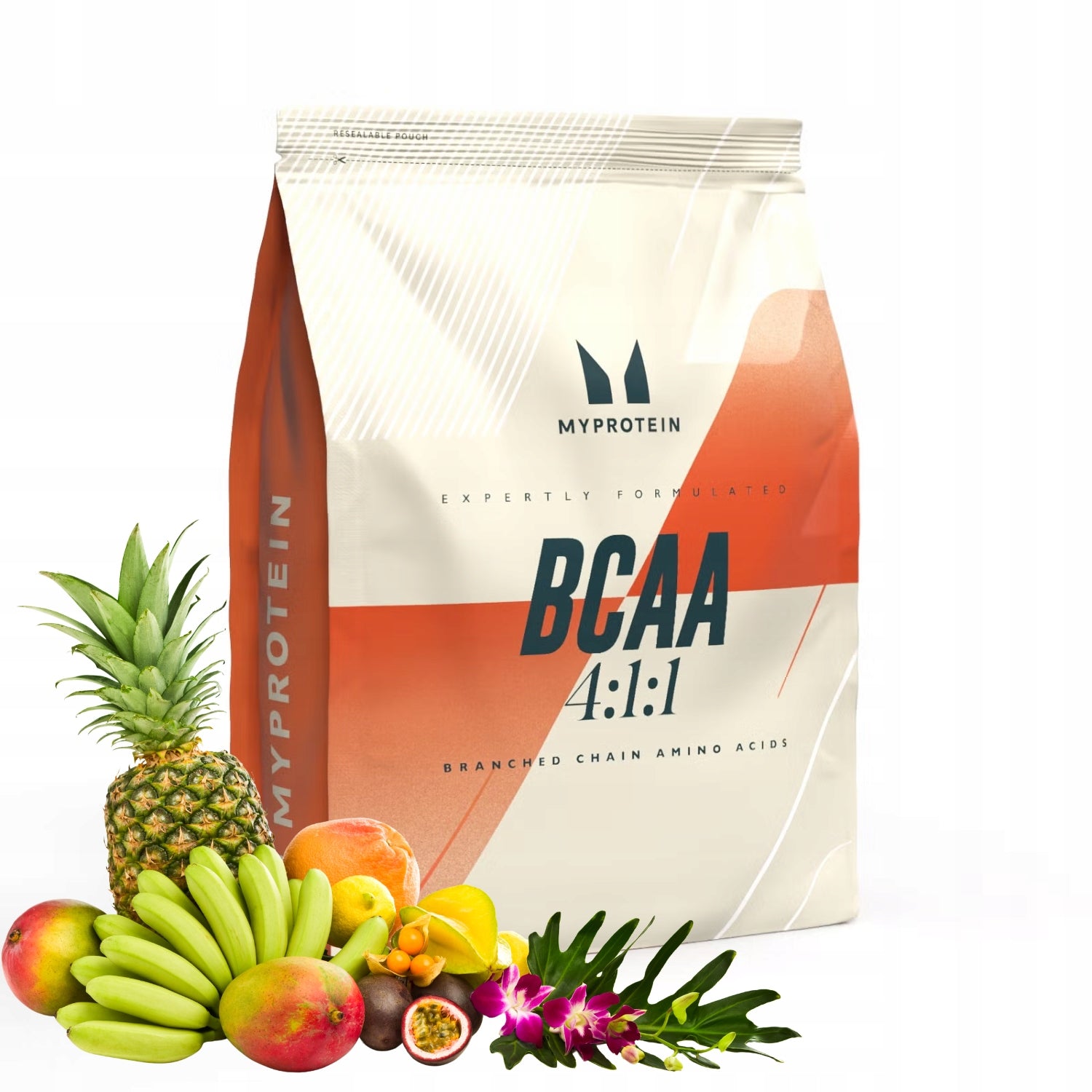 BCAA powder 4:1:1 Myprotein 500 g tropical fruits