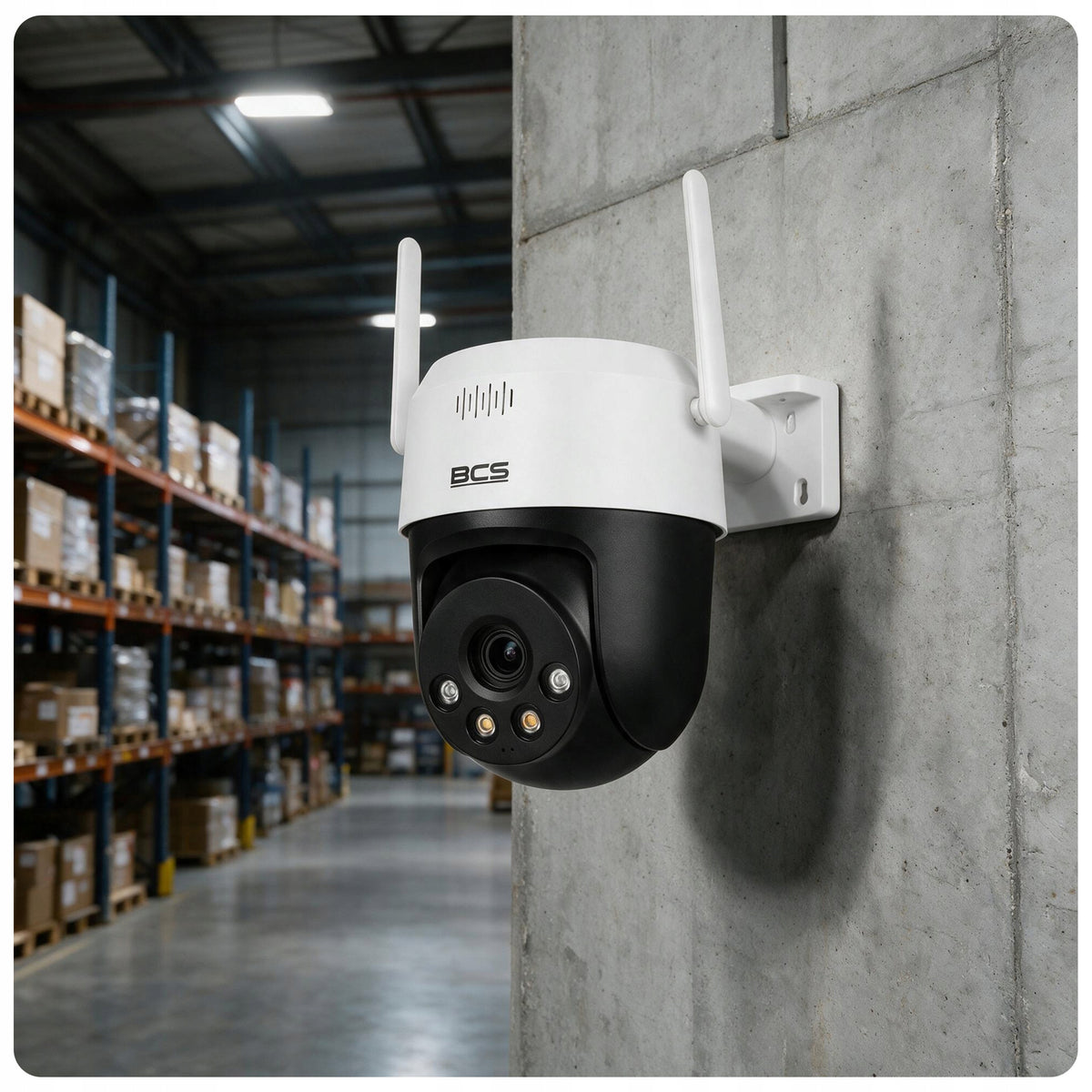 BCS 5Mpx WiFi Wireless Outdoor Camera Rotating AI Motion Tracking Manufacturer code BCS-L-PTHOME08
