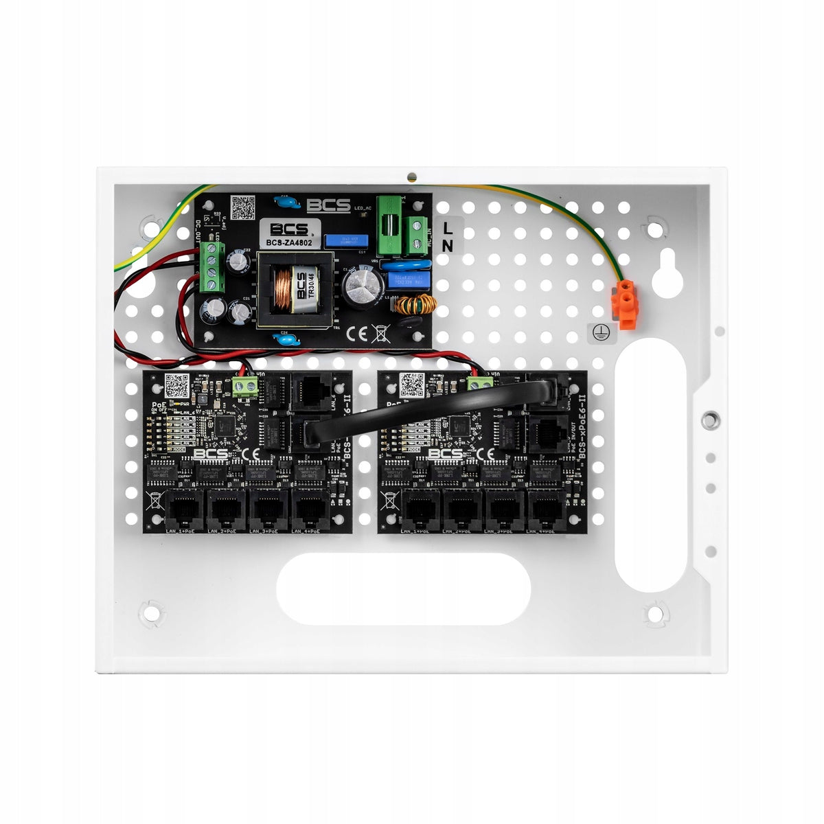 BCS-IP8/E-S PoE Power Kit For IP Cameras LONG RANGE Mode 280m