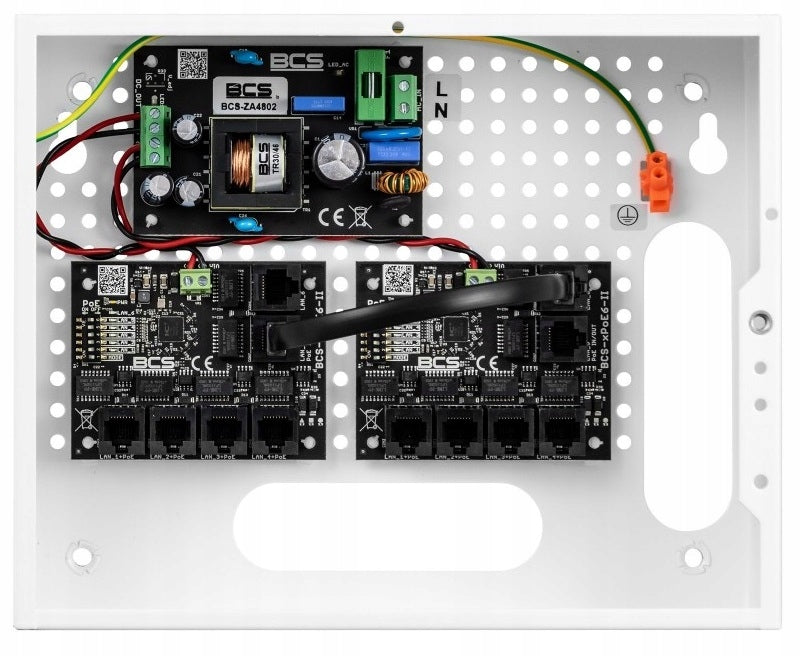 BCS-IP8/E-S SWITCH POE FOR 9 CAMERAS IP MONITORING CCTV HOUSING 96W 10/100MBPS