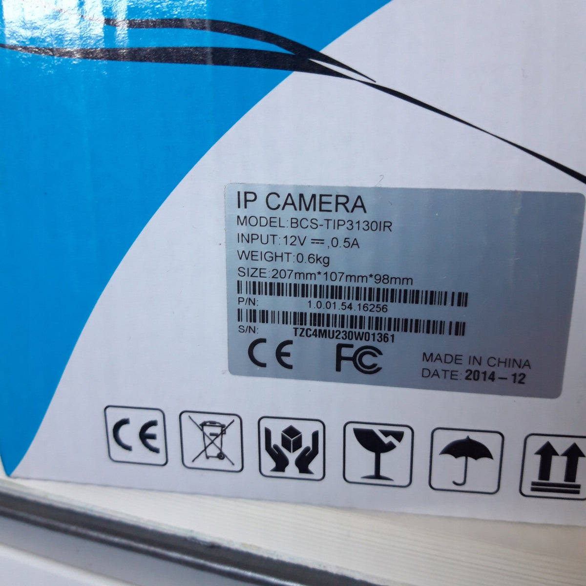 BCS TIP3130 IR Camera