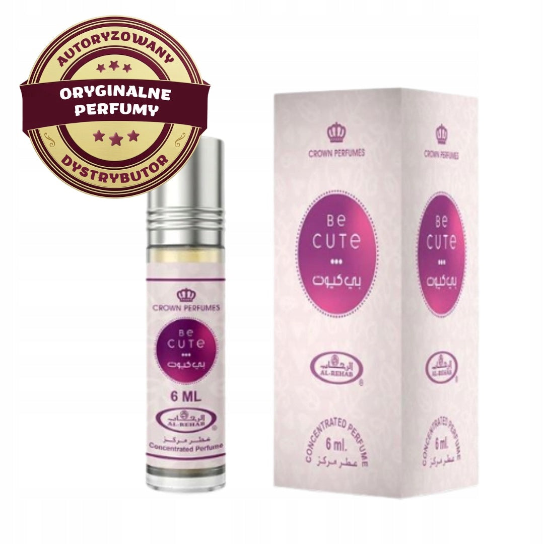 BE CUTE ARABIC PERFUME IN OIL FLORAL SUBTLE FRUITY 6 ml AL REHAB