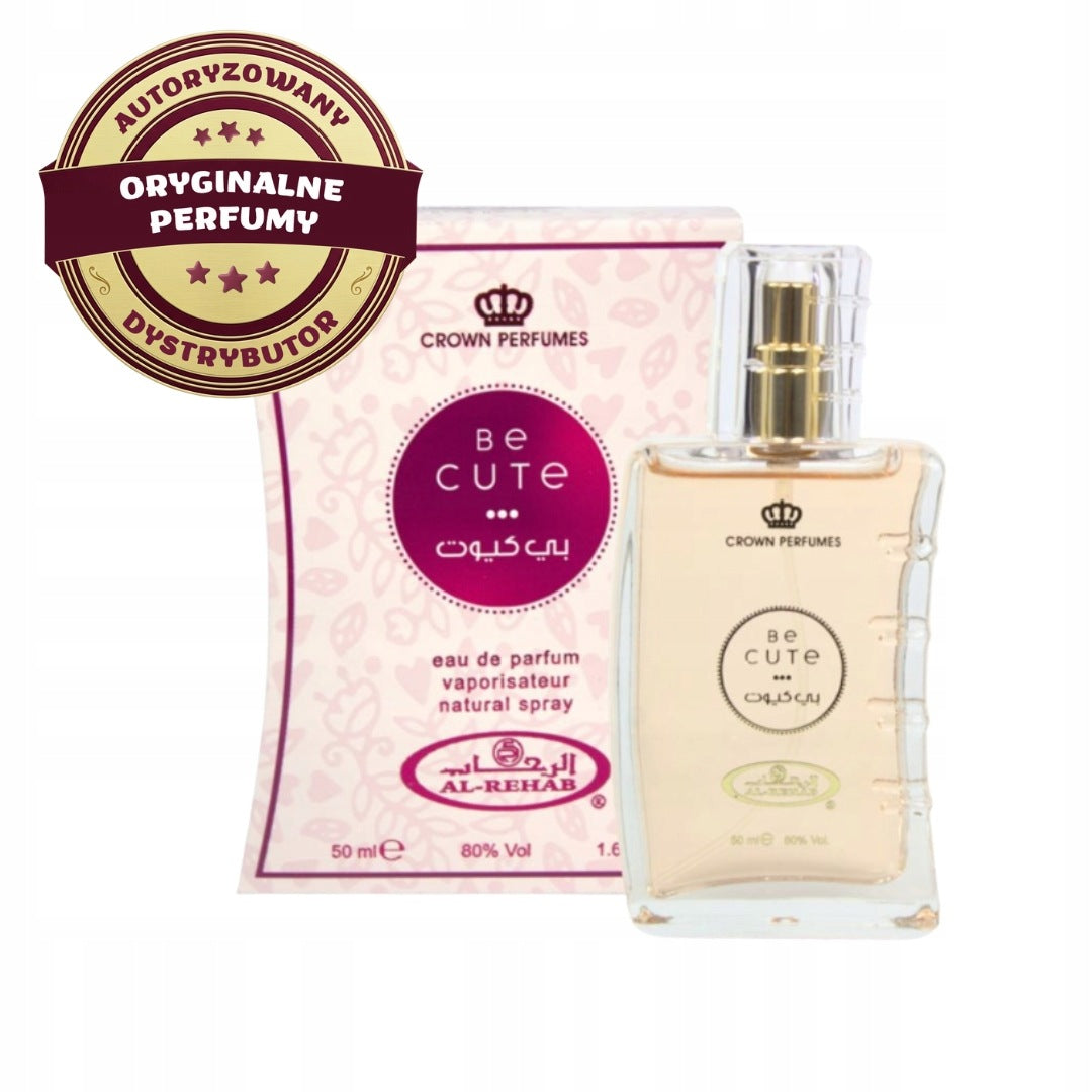 BE CUTE PERFUME ARABIC FLORAL SUBTLE FRUITY FRESH 50 ml AL REHAB