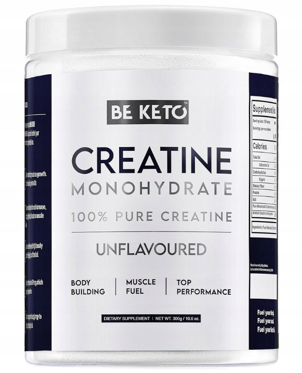 BE KETO CREATINE MONOHYDRATE 100% EFFICIENCY STRENGTH BEKETO