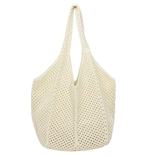 BEACH BAG WOMEN'S CROCHET NET LARGE HOLIDAY PICNIC FOR HOME Brand no brand