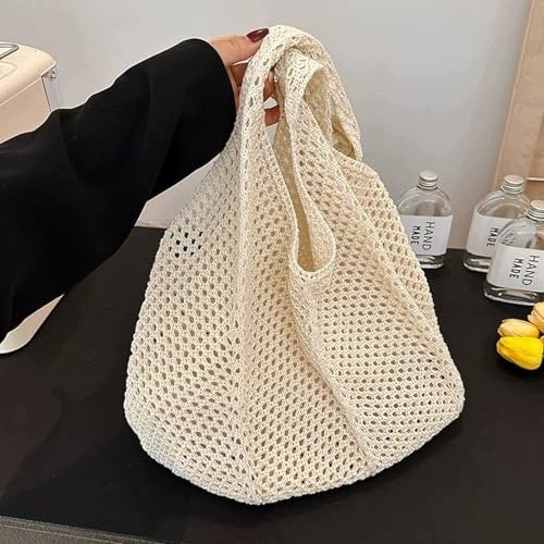 BEACH BAG WOMEN'S CROCHET NET LARGE HOLIDAY PICNIC FOR HOME Manufacturer code SWC5908151069783