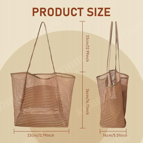 BEACH BAG WOMEN'S KHAKI LARGE CAPACITY SHOPPING FOR HOME GIFT Manufacturer code SWC5908151808139
