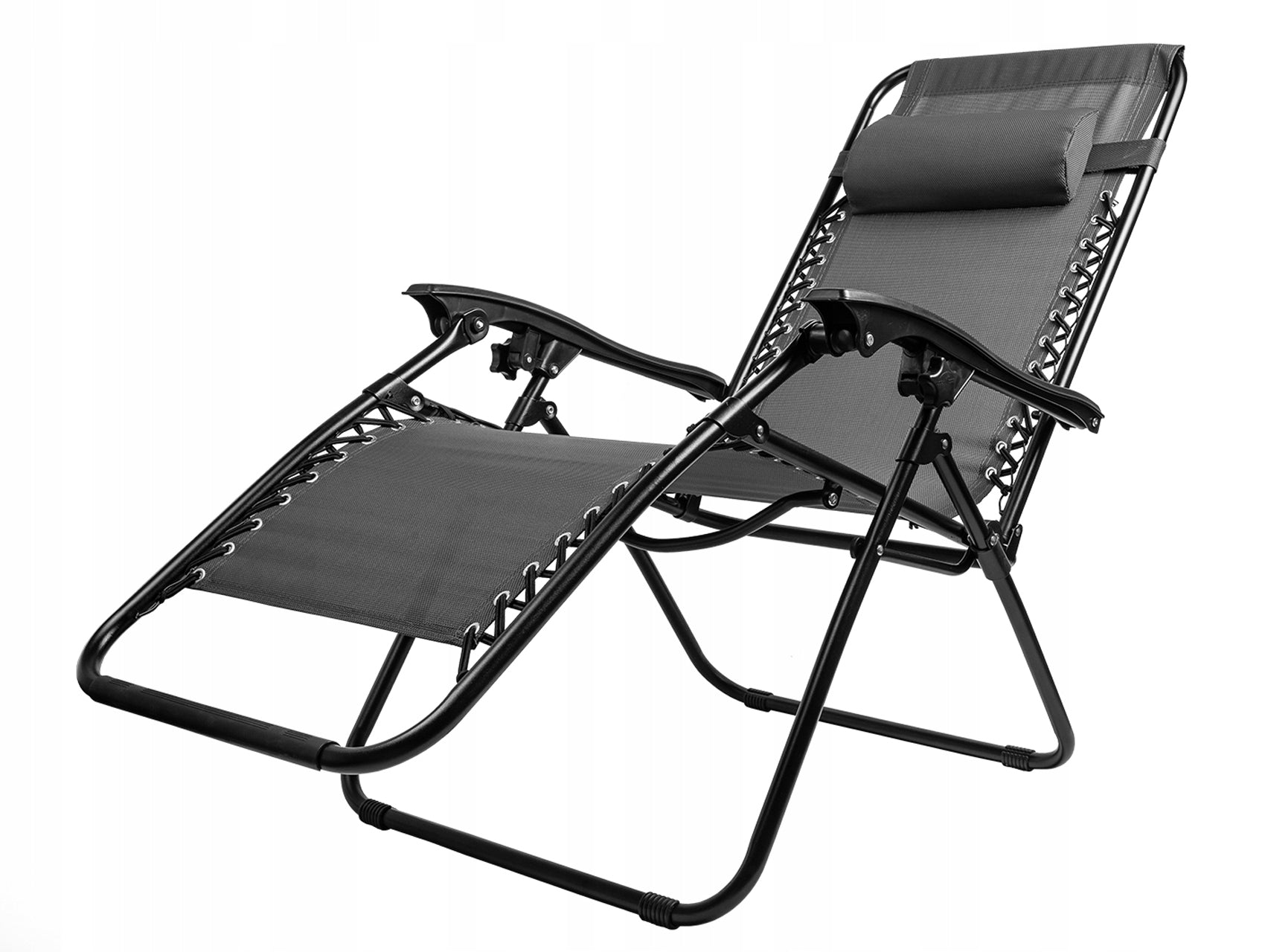 BEACH CHAIR FOLDING CHAIR ZERO GRAVITY HEADREST SHELF Manufacturer code Leżak Ogrodowy Składany 112704