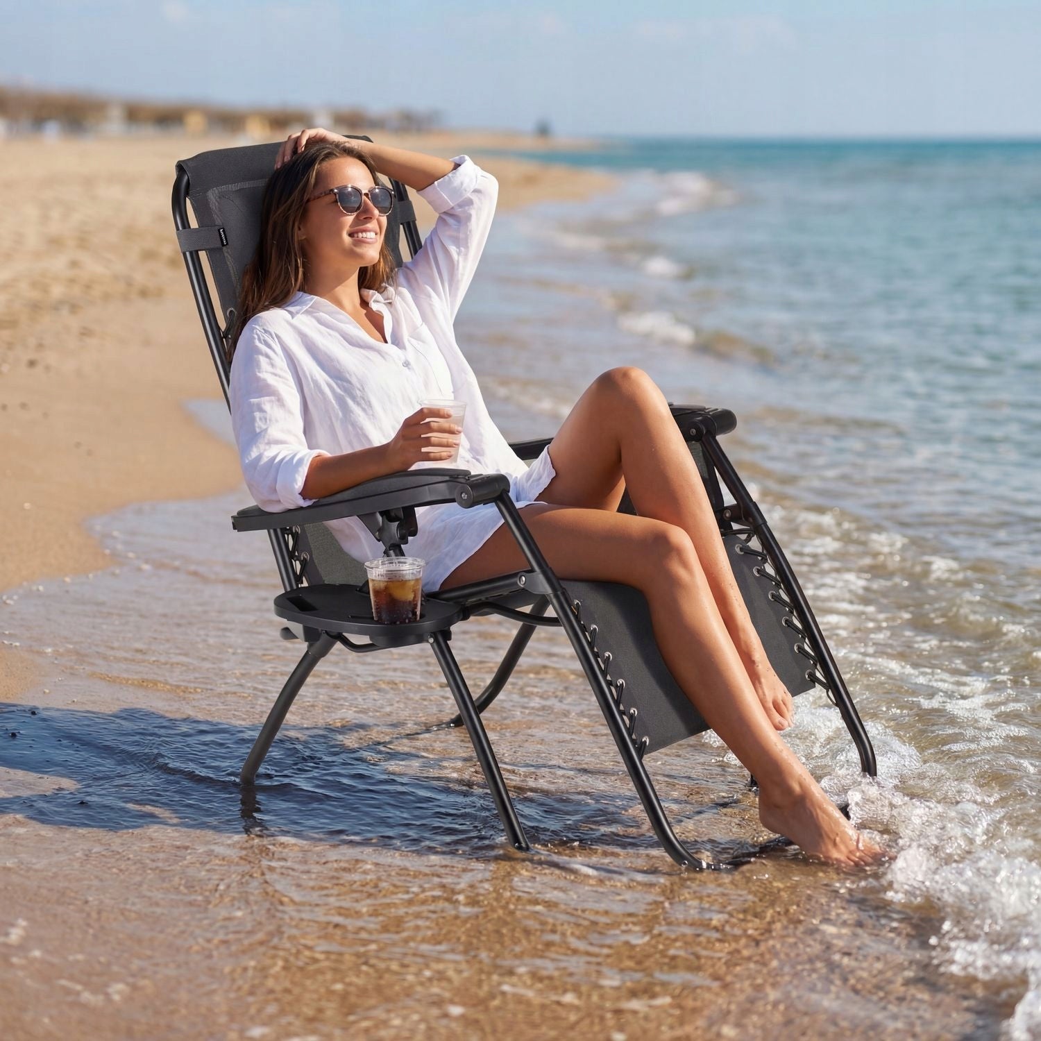 BEACH CHAIR FOLDING ZERO GRAVITY LUVERNO Model Ou-1105150309