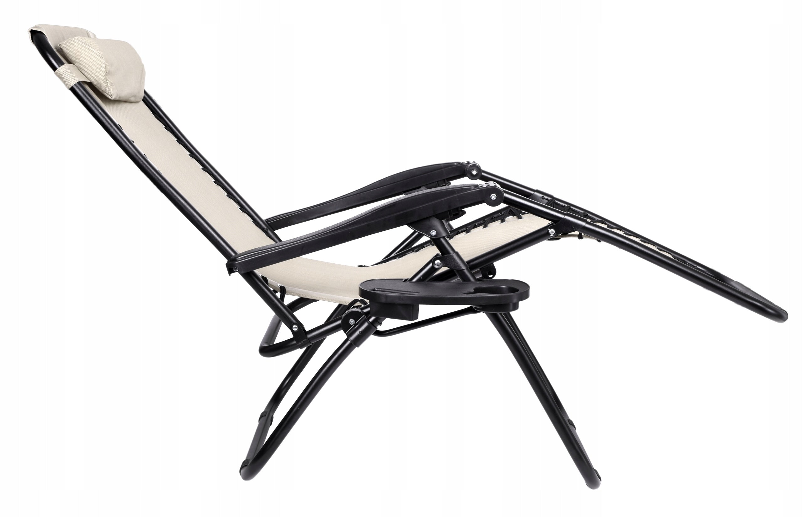 BEACH CHAIR GARDEN FOLDING ARMCHAIR FOR CAMPING TERRACE ZERO GRAVITY Frame material steel