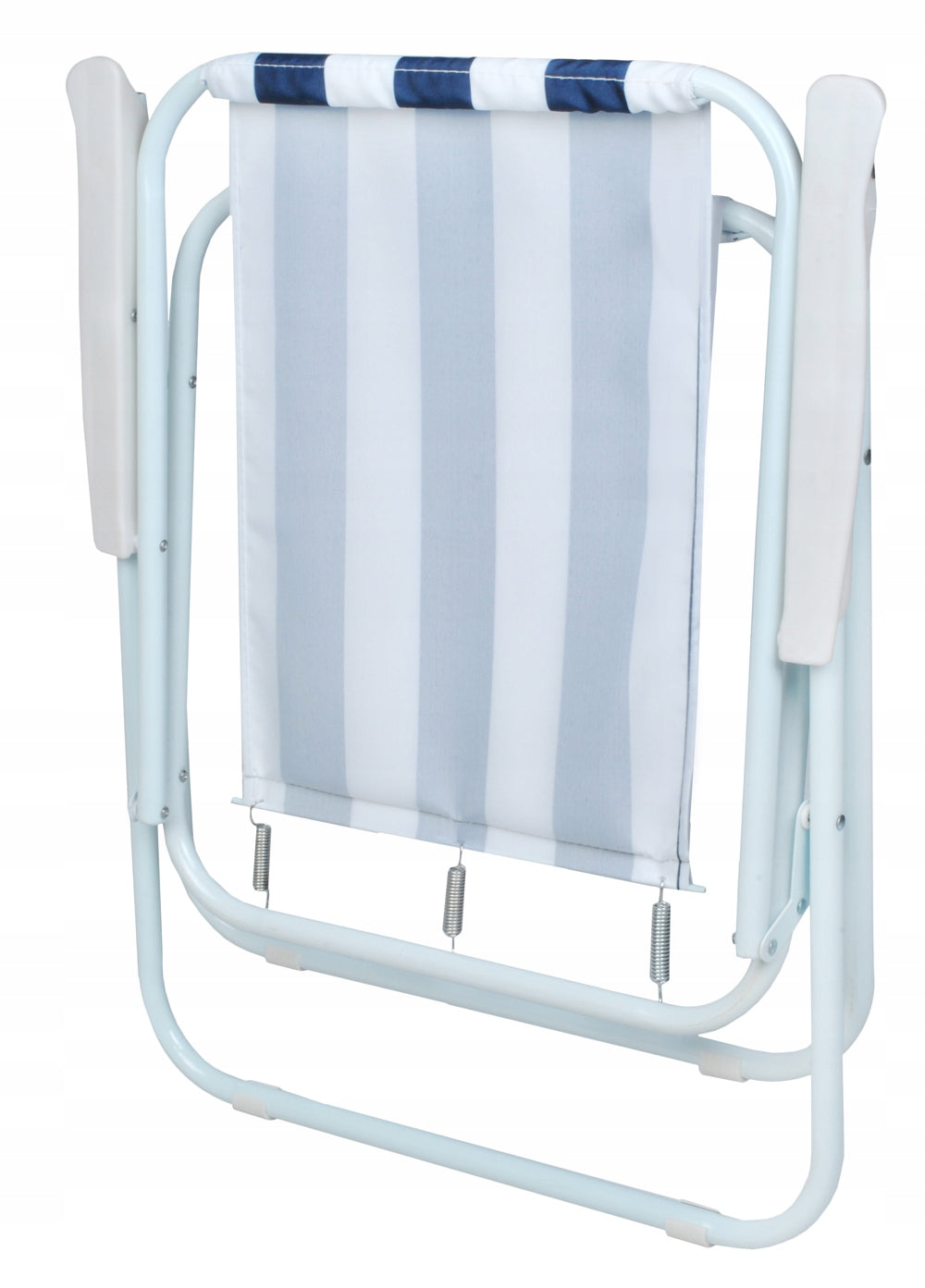 BEACH CHAIR HIKING CHAIR FOLDING ARMCHAIR Manufacturer code MOCHY/BIAŁO-NIEBIESKIE