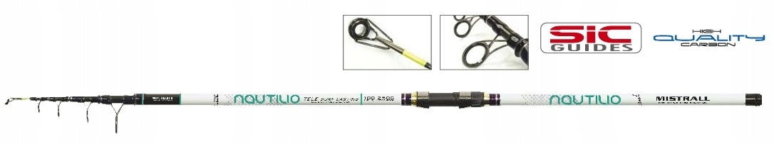 BEACH FISHING ROD MISTRALL NAUTILIO TELE SURF CASTING 4,50m / 100-250g EAN (GTIN) 5908277856311