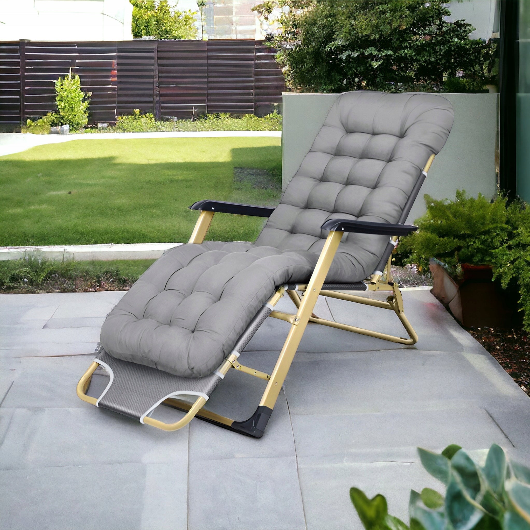 BEACH SUN LOUNGER FOLDING PORTABLE STRONG TERRACE Manufacturer code 5908096679313