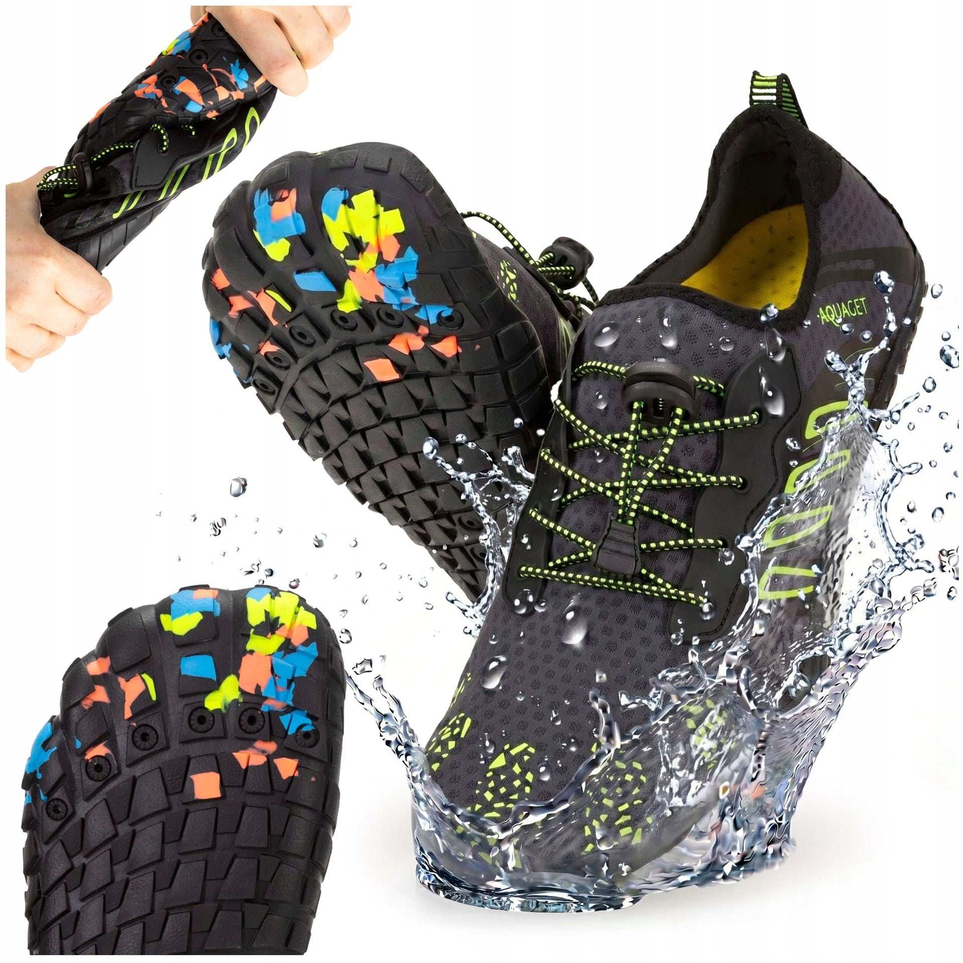 BEACH SWIMMING WATER SHOES FOR BEACH KAYAK REEF MEN'S ECHINACEA R. 41 PRO