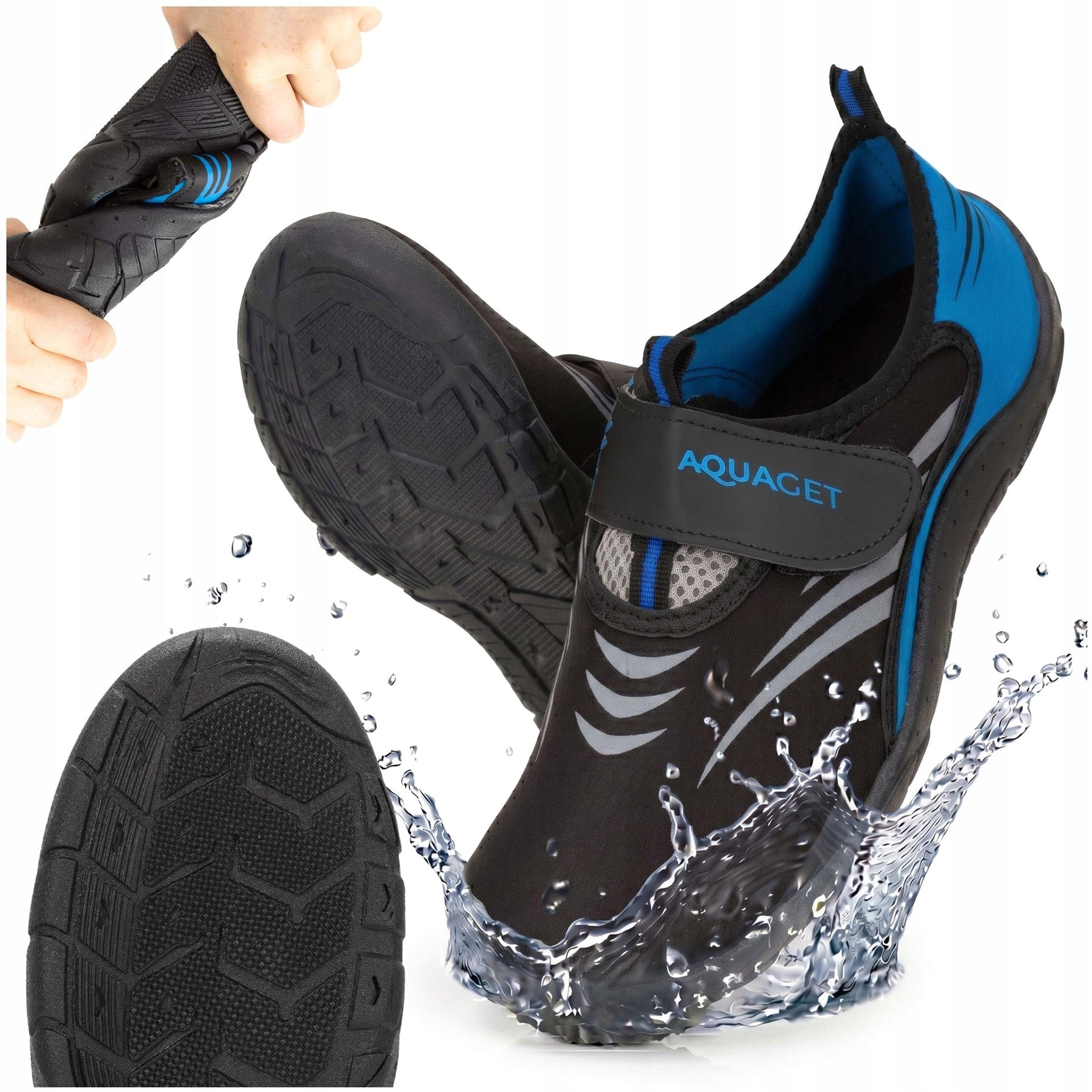 BEACH SWIMMING WATER SHOES FOR BEACH KAYAK REEF MEN'S ECHINACEA R. 41 PRO