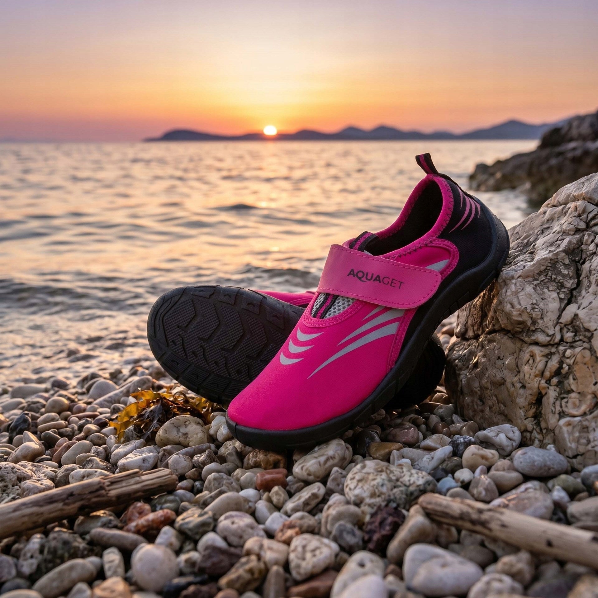 BEACH SWIMMING WATER SHOES FOR BEACH KAYAK REEF WOMEN'S SEA URCHINS r. 39 PRO Brand AQUAGET