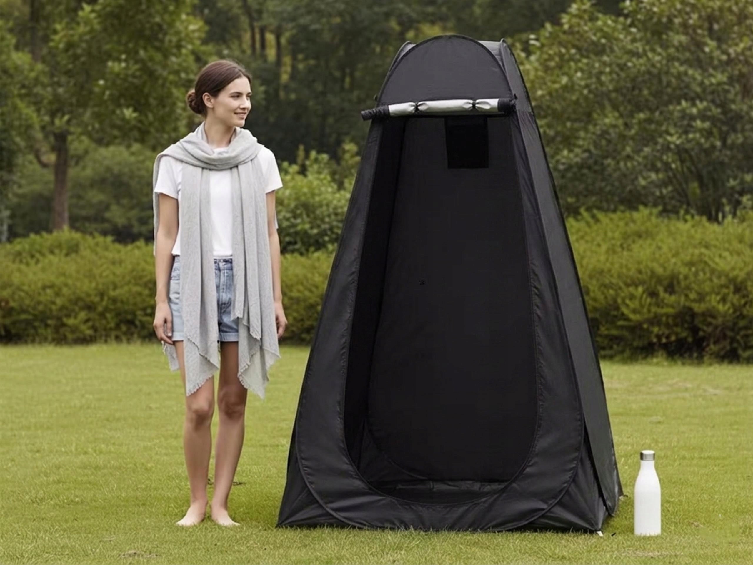 BEACH TENT CHANGING ROOM FOR SHOWER TOILET PORTABLE CAMPING Manufacturer code TUR-N791429-BK