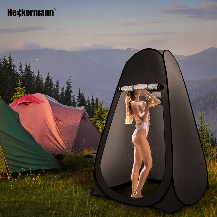 BEACH TENT FOR SHOWER CHANGING ROOM TOILET PORTABLE CAMPING 120cm Manufacturer code Przebieralnia Czarna 120cm