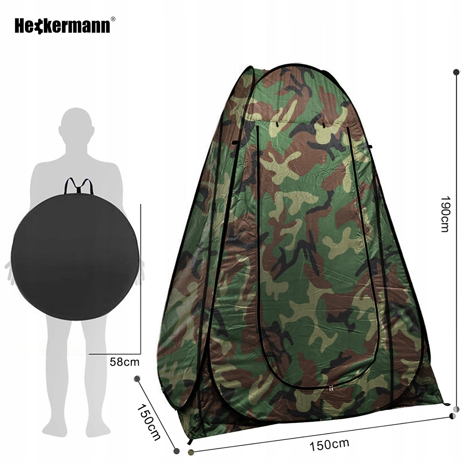 BEACH TENT FOR SHOWER CHANGING ROOM TOILET PORTABLE CAMPING 150cm Brand no brand