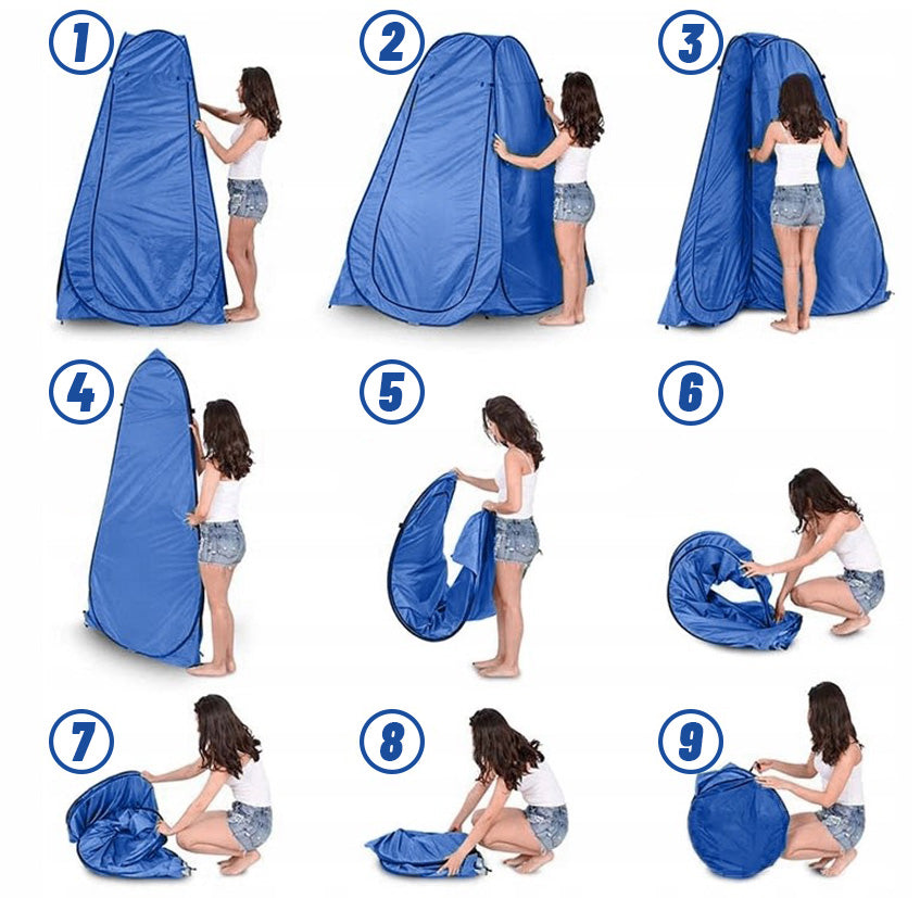 BEACH TENT SELF-FOLDING CHANGING ROOM SHOWER TOURIST TOILET Brand no brand
