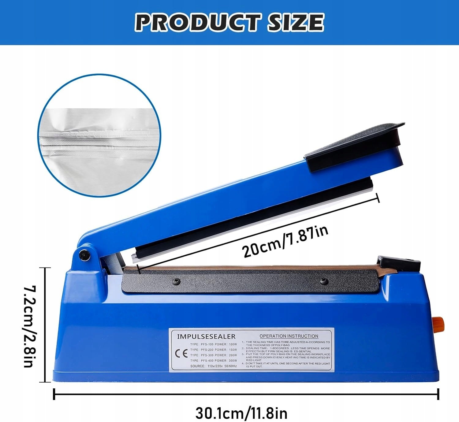 BEAM WELDING MACHINE FOR FILM 300 MM SEALING 3 MM 220 V Brand no brand