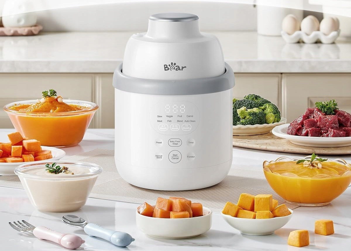 BEAR NUTRIEASE 2IN1 STAINLESS STEEL BABY FOOD ROBOT Manufacturer code SJJ-F04Q3-EU