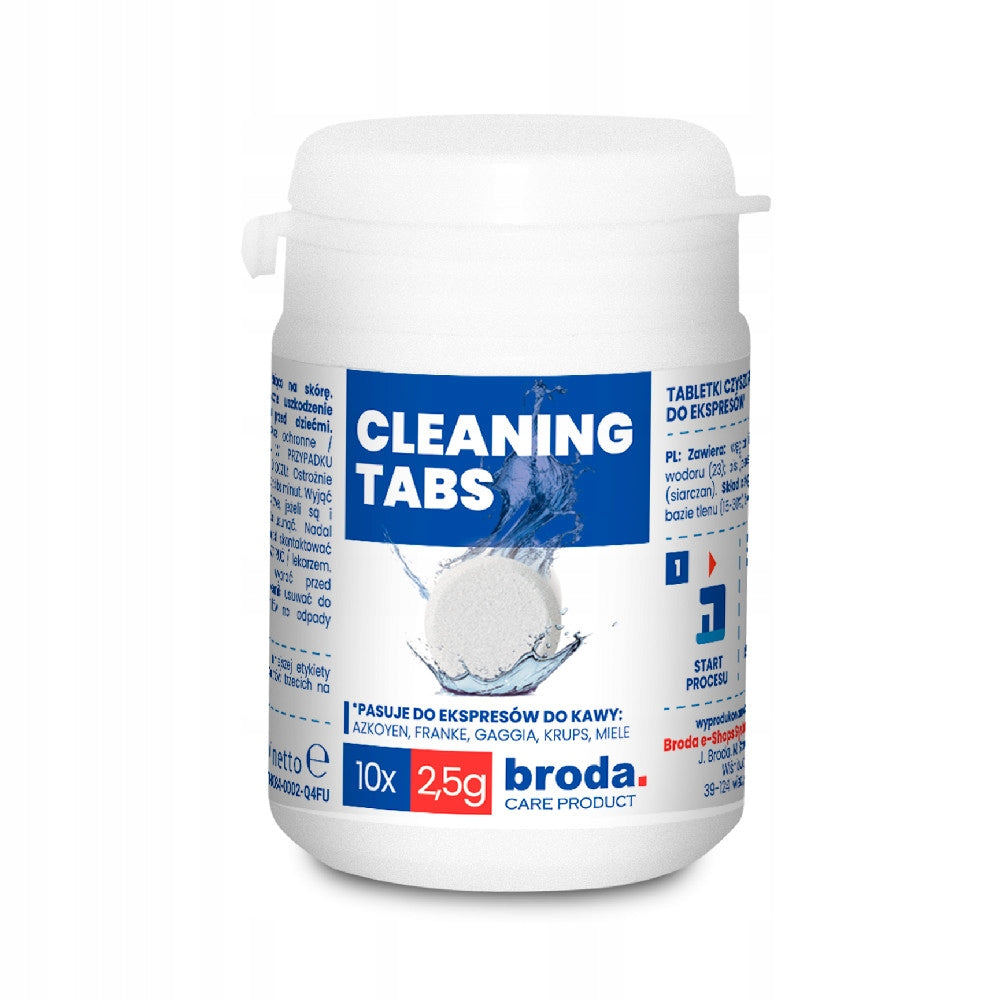 BEARD CARE PRODUCT - Cleaning tablets - 10 x 2,5g KRUPS, MIELE, FRANKE
