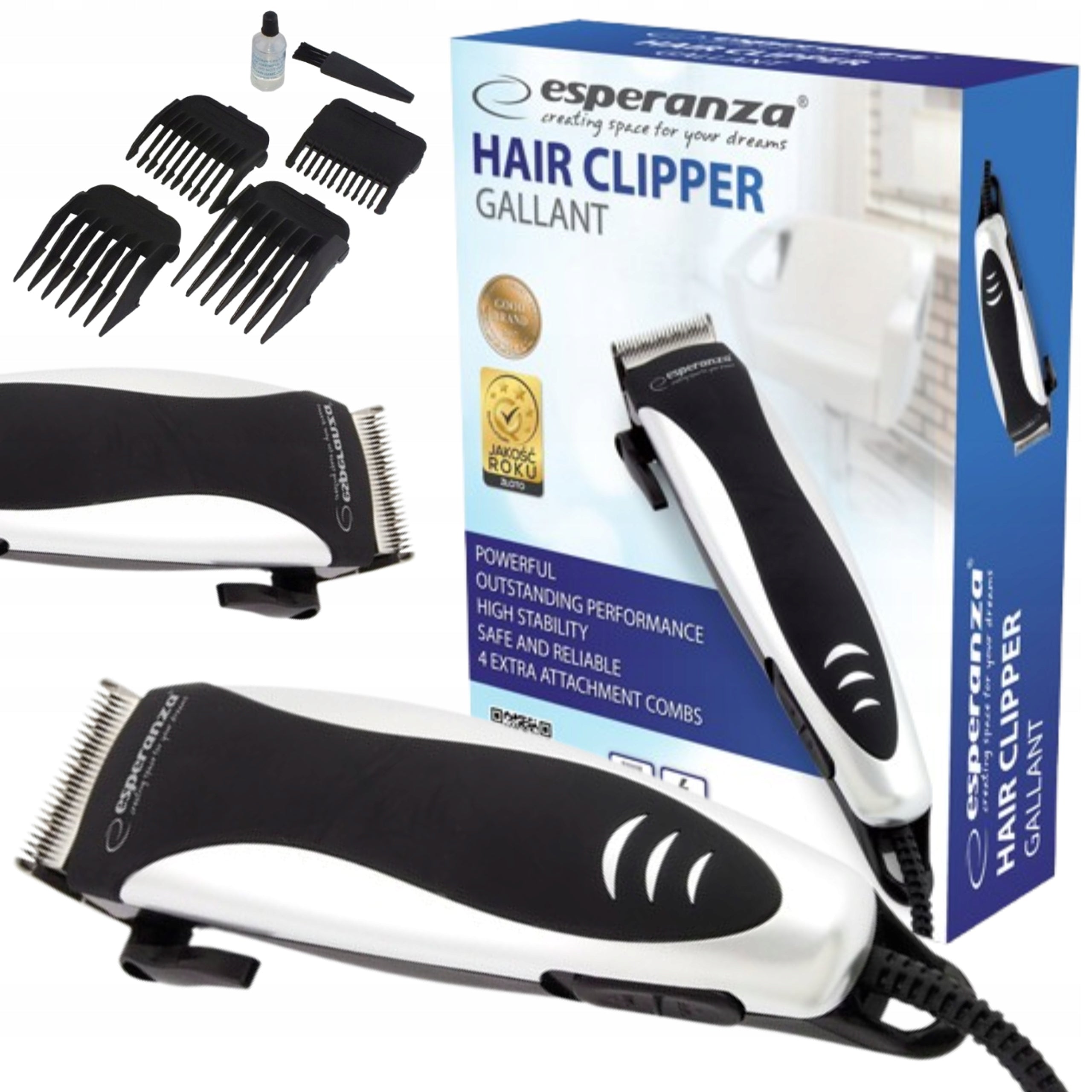 BEARD HAIR CLIPPER ELECTRIC SHAVER SET WITH ATTACHMENTS Packaging status original