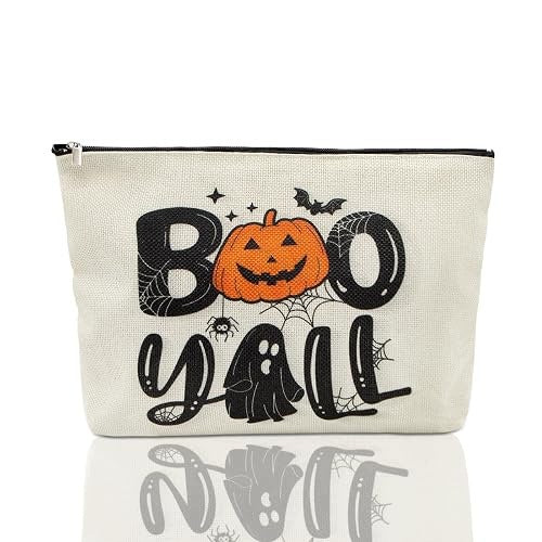 BEAUTICIAN HALLOWEEN PUMPKIN GHOST LINEN FABRIC FOR WOMAN GIFT Brand no brand