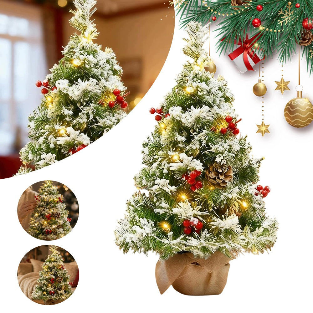 BEAUTIFUL CHRISTMAS TREE DECORATIVE SET CHRISTMAS TREE MINI 55 CM ARTIFICIAL SMALL CHRISTMAS TREE